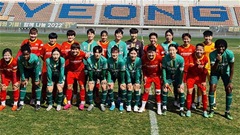  ĐT Nữ Việt Nam rượt đuổi kịch tính với đội bóng của  Hàn Quốc